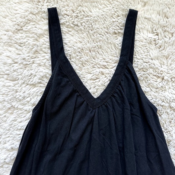 Pull&Bear Black Relaxed Maxi Dress/ Cover Up Size Medium - Picture 2 of 8